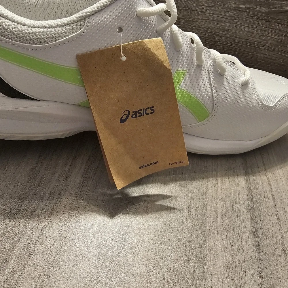 Asics Gel-Dedicate 8 White‎ Green Pickleball Tennis Shoes 1041A409 Men Sizes